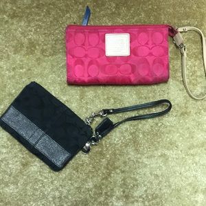 Coach wristlets